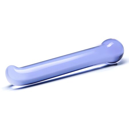 Гладкий стеклянный стимулятор G-Spot Tickler - 17 см.